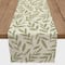 Rough Leaf Pattern 2 16" x 90" Poly Twill Table Runner